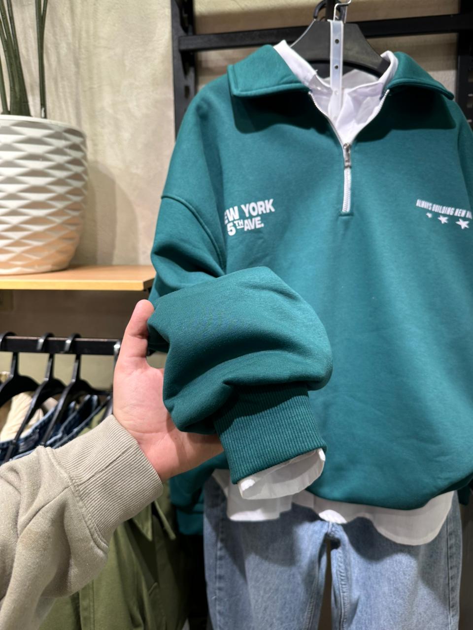 NEWYORK ZIPPER HOODIE