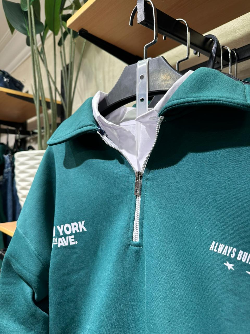 NEWYORK ZIPPER HOODIE