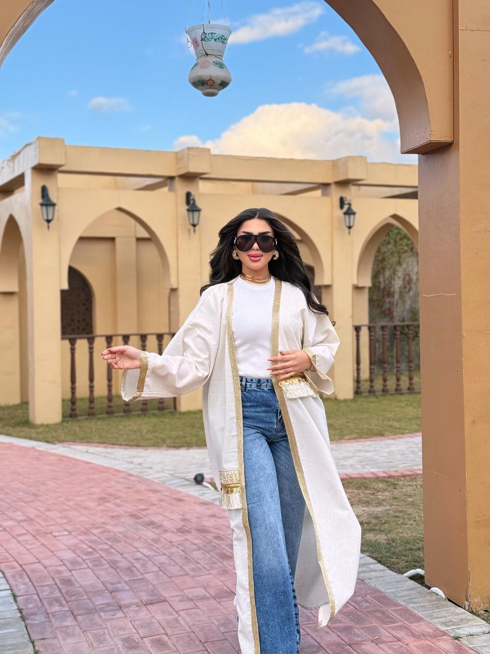CREAMY KAFTAN